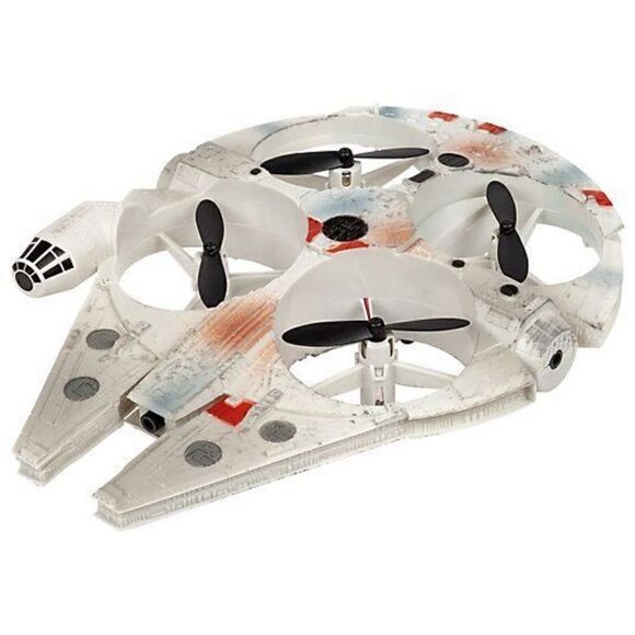 Star Wars Disney Millennium Falcon Motion Sensing Drone Quadcopter World Tech - Picture 7 of 12